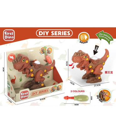 CHILDREN'S DINOSAUR DISASSEMBLY WITH KEYS IN OPEN BOX Armtoys