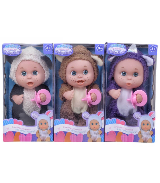 DOLL BABY WITH LUNAR AND 4 SOUNDS 3 TYPES Armtoys