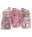 DOLL BABY MAYMAY WITH OVERALL AND 6 SOUNDS 24 CM IN BAG