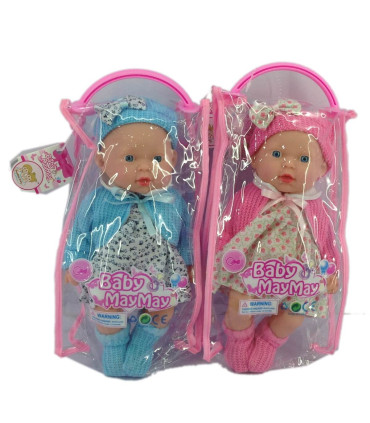 DOLL BABY MAYMAY WITH WINTER CLOTHES + 6 SOUNDS IN A BAG Armtoys