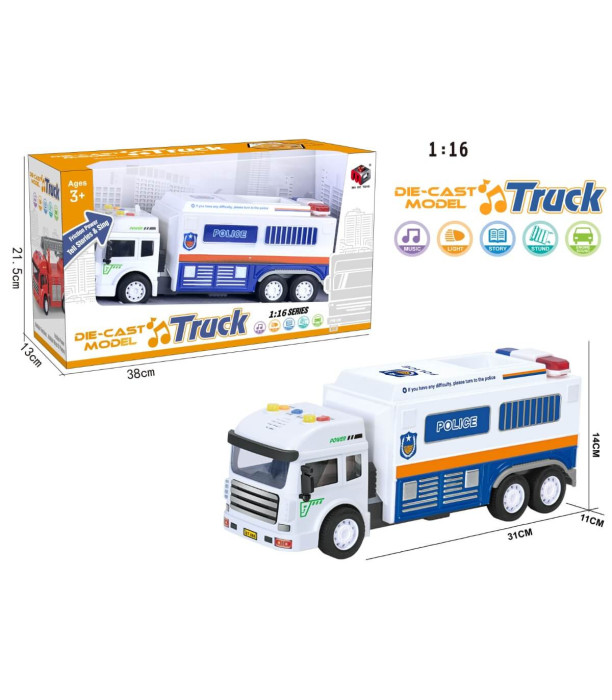 ΠΑΙΔΙΚΟ ΑΣΤΥΝΟΜΙΚΟ ΦΟΡΤΗΓΟ ΜΕ ΗΧΟ ΣΕ ΚΟΥΤΙ Armtoys