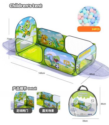 CHILDREN'S LARGE TENT DINO WITH BALL Armtoys