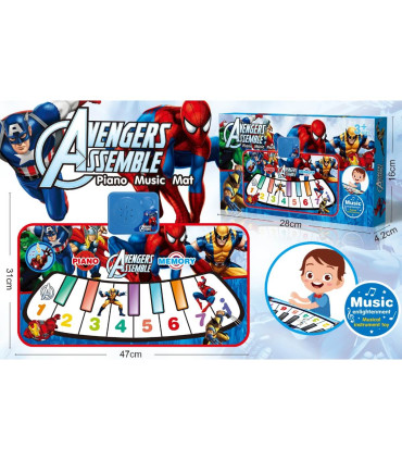 BABY MUSICAL RUG PIANO SUPERHEROES Armtoys