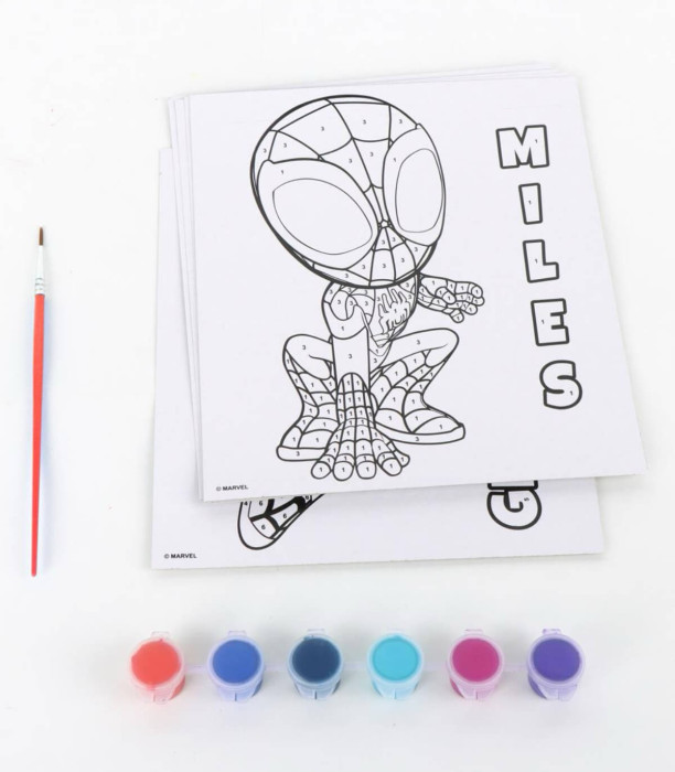 CHILDREN'S SET DRAW WITH NUMBERS SPIDEY Cerda
