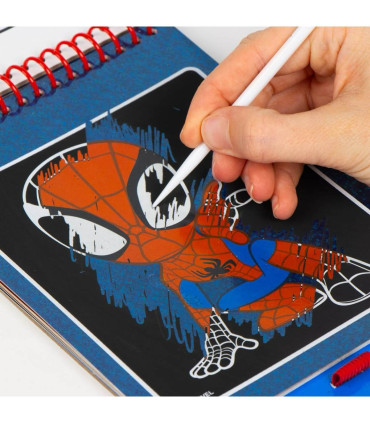 SPIDEY KIDS SCRATCH DRAWING NOTEBOOK Cerda