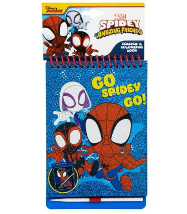 SPIDEY KIDS SCRATCH DRAWING NOTEBOOK Cerda