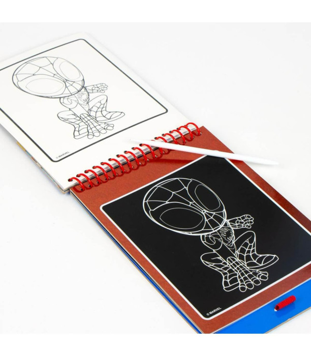 SPIDEY KIDS SCRATCH DRAWING NOTEBOOK Cerda