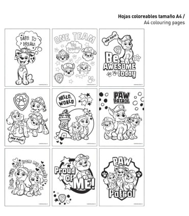 PAW PATROL COLORING SET WITH PENCILS Cerda