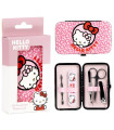 CHILDREN'S COSMETIC BAG WITH A 5-PIECE MANICURE SET HELLO KITTY