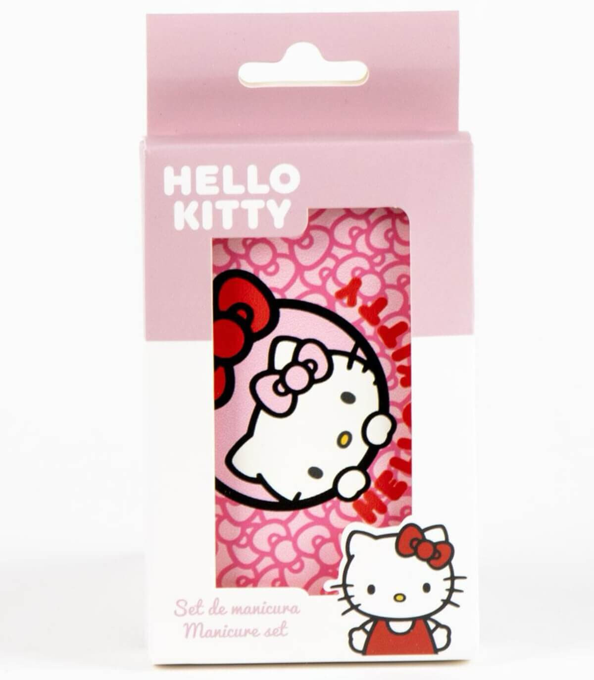 CHILDREN'S PENCIL CASE WITH A 5-PIECE MANICURE SET HELLO KITTY Cerda