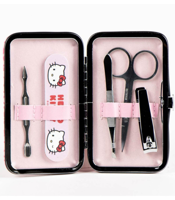 ΠΑΙΔΙΚΗ ΘΗΚΗ ΜΕ ΣΕΤ ΜΑΝΙΚΙΟΥΡ 5 ΤΜΧ HELLO KITTY Cerda