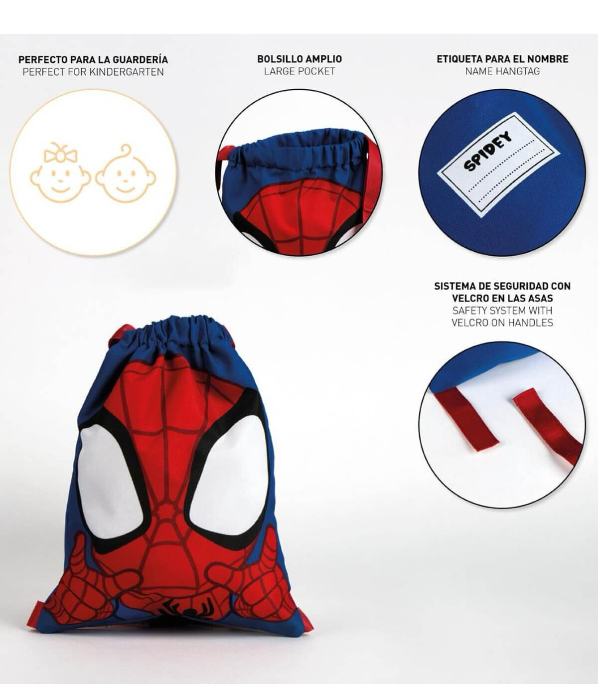 ΠΑΙΔΙΚΗ ΤΣΑΝΤΑ ΠΛΑΤΗΣ SPIDERMAN 27*33 Cerda