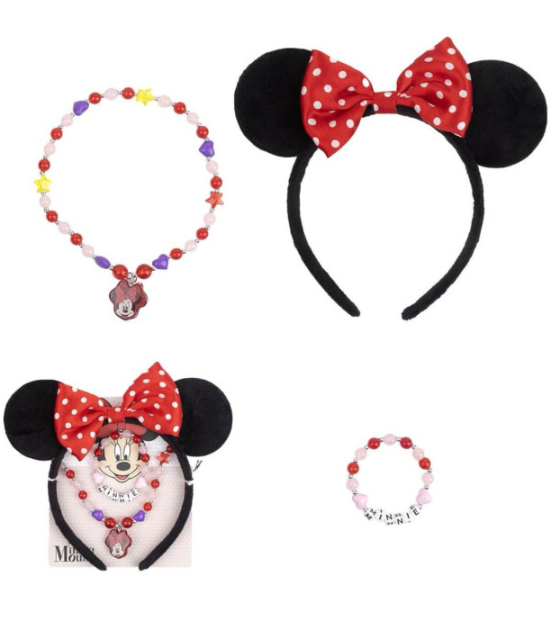 ΠΑΙΔΙΚΗ ΚΟΡΩΝΑ ΜΕ ΚΟΛΙΕ ΚΑΙ ΒΡΑΧΙΟΛΙ MINNIE MOUSE Cerda