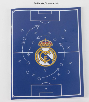 DRAWING BOOK + STUDENT SUPPLIES IN REAL MADRID PENCIL CASE Cerda