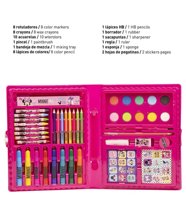 BIG COLORING SET IN A MINNIE MOUSE BOX Cerda