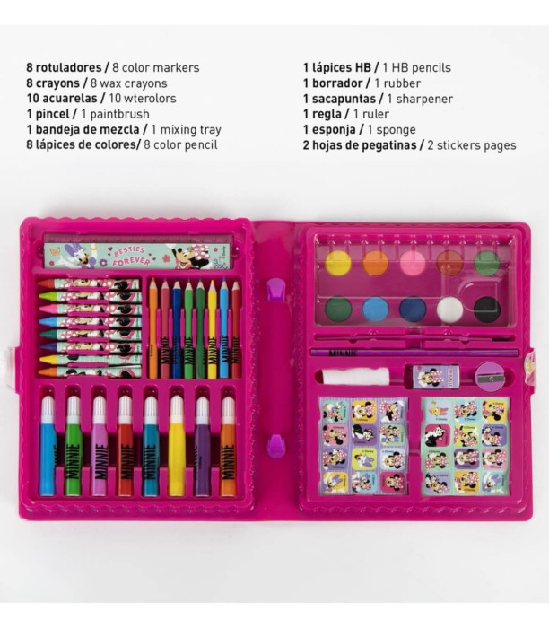 BIG COLORING SET IN A MINNIE MOUSE BOX Cerda