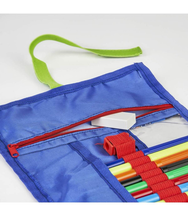 CHILDREN'S FOLDABLE PENCIL CASE WITH MARKERS AND AVENGERS ACCESSORIES Cerda