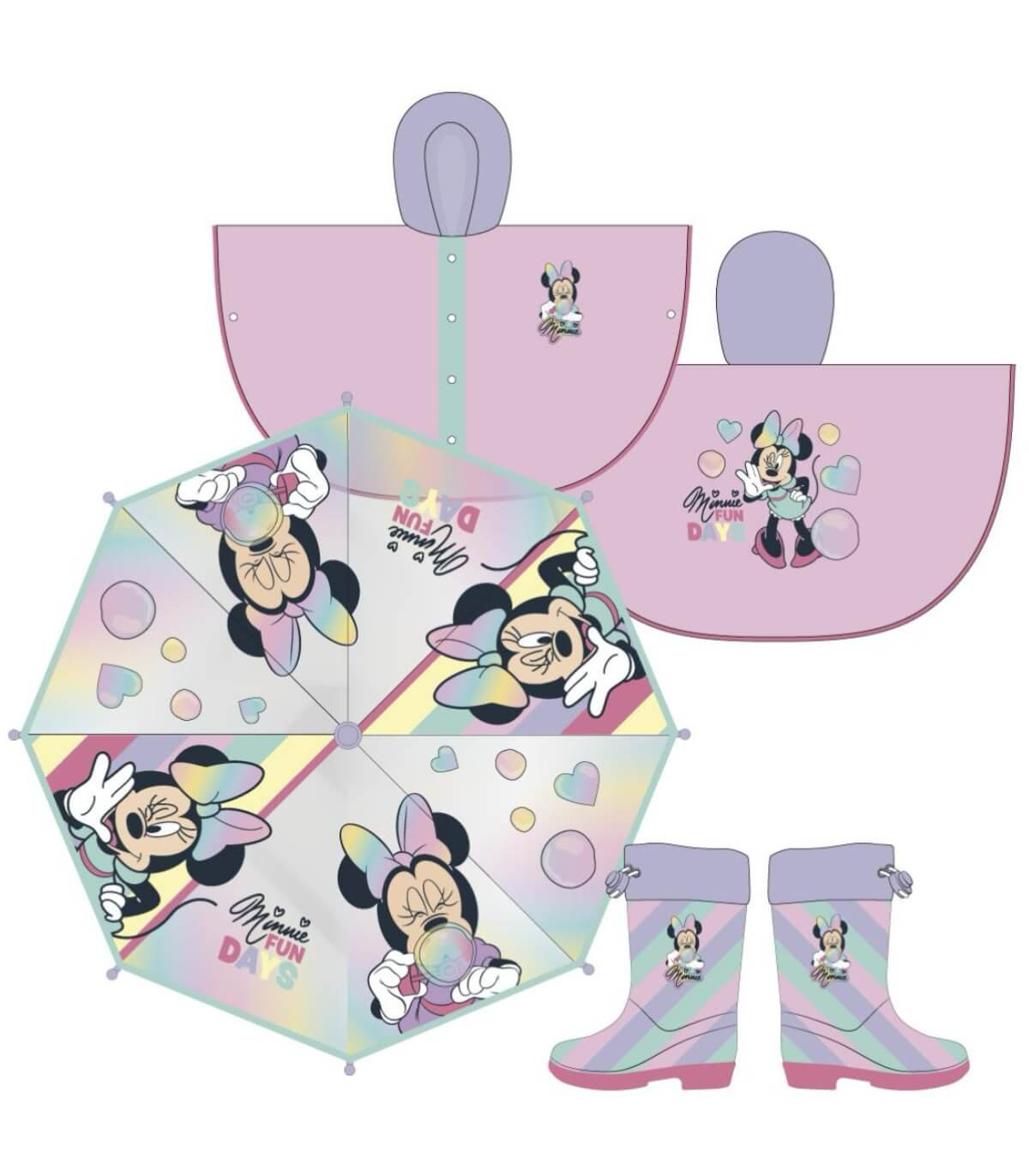 ΠΑΙΔΙΚΗ ΑΔΙΑΒΡΟΧΗ ΚΑΠΕΛΑ MINNIE MOUSE Cerda