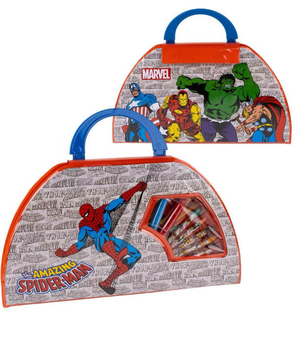 ΣΕΤ ΖΩΓΡΑΦΙΚΗΣ ΜΑΘΗΤΩΝ 50 ΤΜΧ MARVEL ΚΟΚΚΙΝΟ Cerda