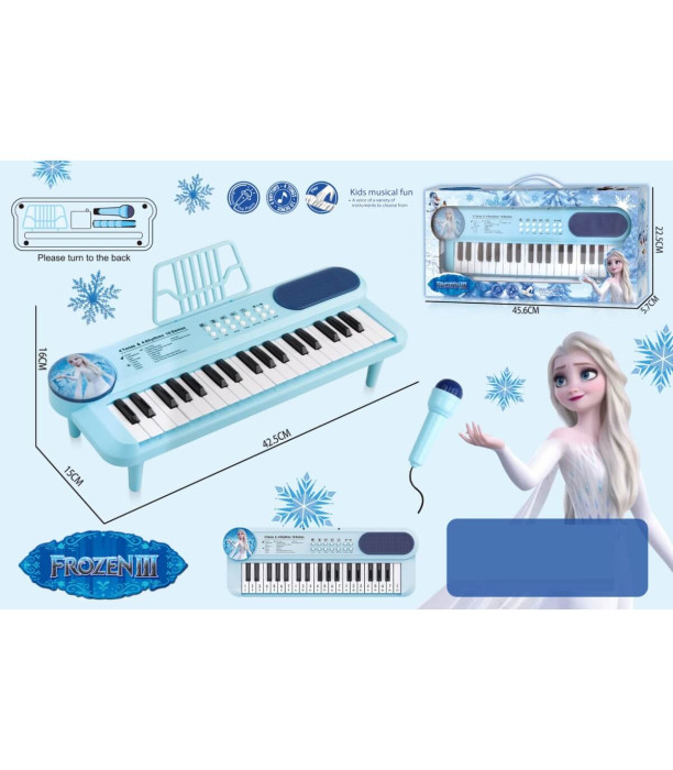 CHILDREN'S PIANO 37 KEYS WITH MICROPHONE ICE KINGDOM Armtoys