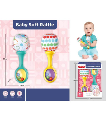 SOFT BABY RATTLES MARACAS Armtoys