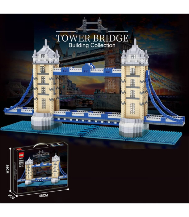 TOWER BRIDGE CONSTRUCTOR LONDON 2300 PARTS Armtoys