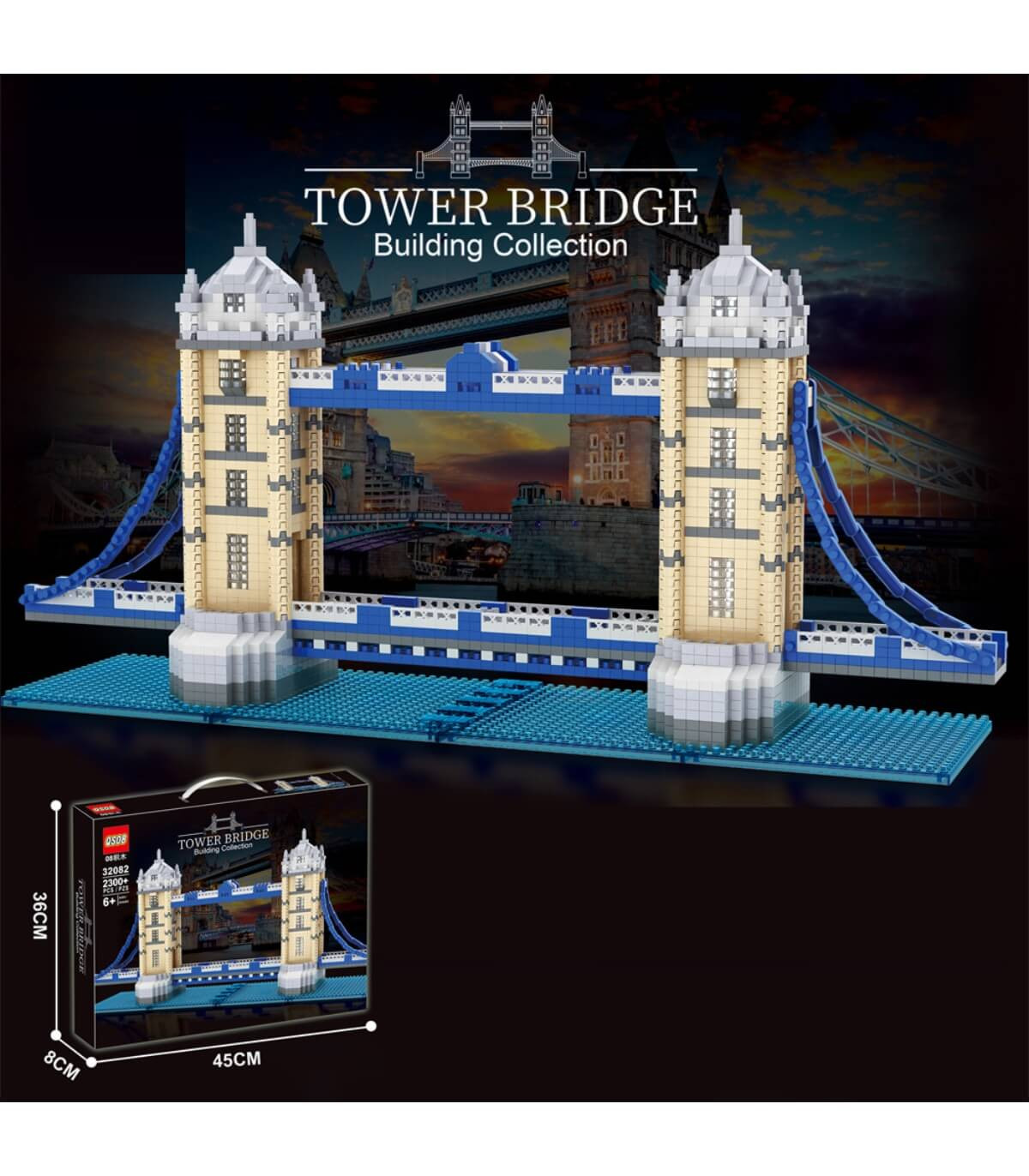 ΚΑΤΑΣΚΕΥΑΣΤΗΣ TOWER BRIDGE ΛΟΝΔΙΝΟ 2300 ΜΕΡΗ Armtoys