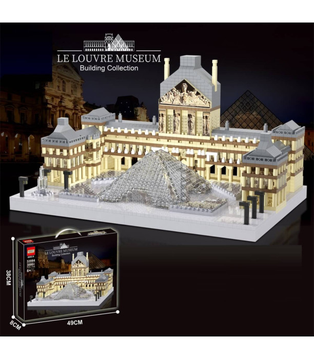 LOUVRE CONSTRUCTOR PARIS 3000 PIECES Armtoys
