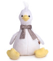 PLUSH WHITE/GRAY DUCK 30 CM