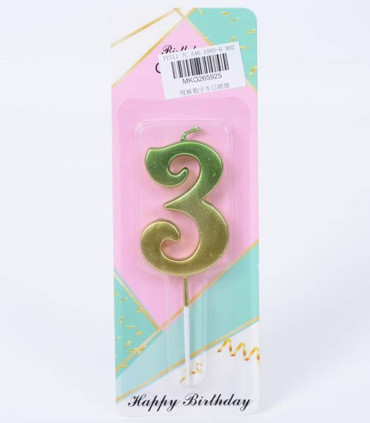 PARTY CANDLES NUMBER 0-9 Armtoys