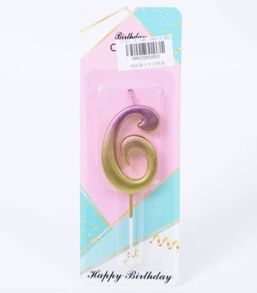 PARTY CANDLES NUMBER 0-9 Armtoys