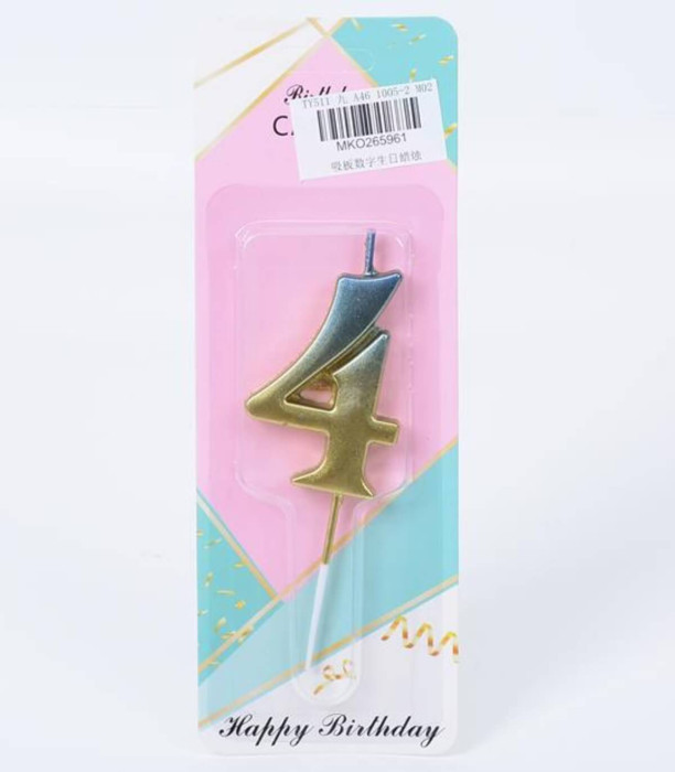 PARTY CANDLES NUMBER 0-9 Armtoys