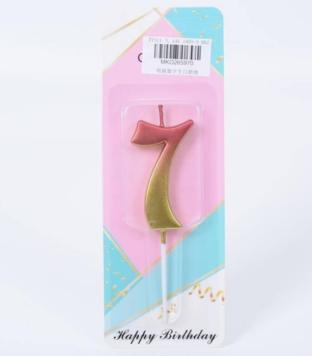 PARTY CANDLES NUMBER 0-9 Armtoys