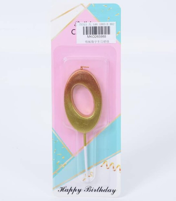 PARTY CANDLES NUMBER 0-9 Armtoys