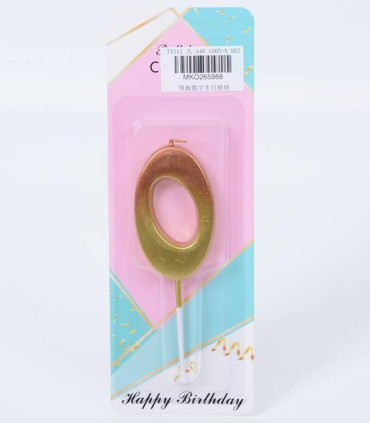 PARTY CANDLES NUMBER 0-9 Armtoys