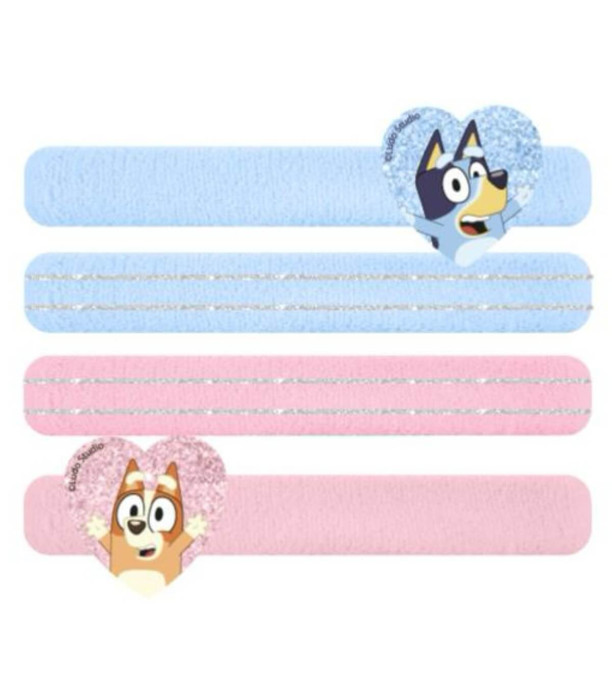 HAIR CLIPS 4 PCS. ON CARD BLUEY Cerda