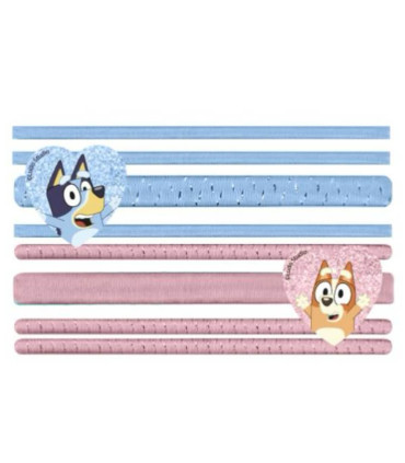 HAIR CLIPS 8 PCS. ON CARD BLUEY Cerda