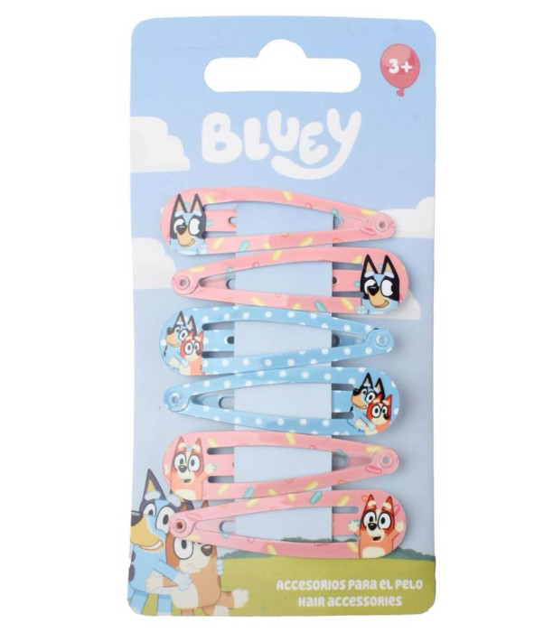 ΦΙΜΠΙ ΓΙΑ ΜΑΛΛΙΑ 6 ΤΕΜ. ΣΕ ΧΑΡΤΟΝΙ BLUEY Cerda