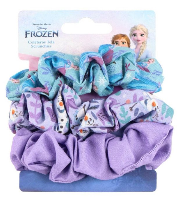 ΣΚΡΑΝΤΣΙ ΛΑΣΤΙΚΟ ΓΙΑ ΜΑΛΛΙΑ 3 ΤΕΜ. ΣΕ ΧΑΡΤΟΝΙ FROZEN Cerda