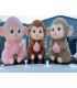 PLUSH MONKEY WITH FRUIT 30 CM 2 COLORS Armtoys