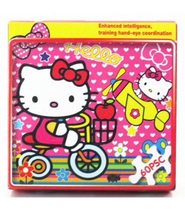 HELLO KITTY 60 PCS PUZZLE - PUZZLES AND CUBES