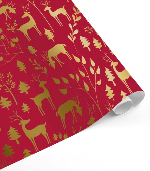 WRAPPING PAPER CHRISTMAS XMAS SANTA 70 X 200 Europrice