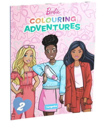 COLORING BOOK 32 PAGES BARBIE 2 TYPES Europrice