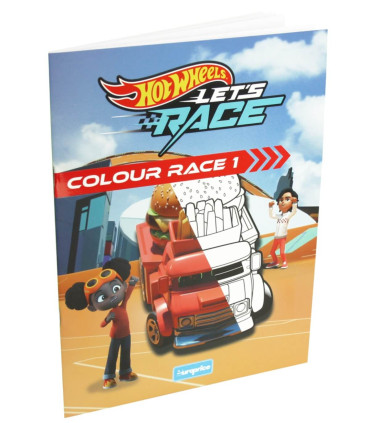COLORING BOOK 24 PAGES HOT WHEELS 4 TYPES Europrice