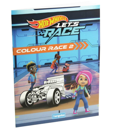 COLORING BOOK 24 PAGES HOT WHEELS 4 TYPES Europrice