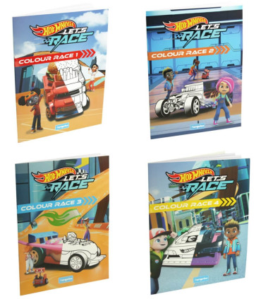 ΒΙΒΛΙΟ ΧΡΩΜΑΤΙΣΜΟΥ 24 ΣΕΛ. HOT WHEELS 4 ΤΥΠΟΙ Europrice
