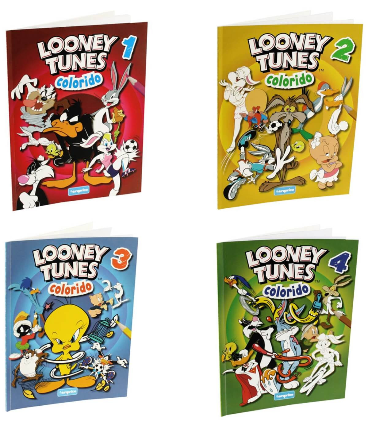 ΒΙΒΛΙΟ ΧΡΩΜΑΤΙΣΜΑΤΟΣ 32 ΣΕΛ. LOONEY TUNES 4 ΤΥΠΩΝ Europrice