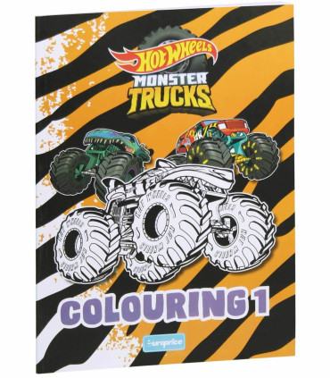 ΒΙΒΛΙΟ ΧΡΩΜΑΤΙΣΜΟΥ 32 ΣΕΛ. MONSTER TRUCK 4 ΤΥΠΩΝ Europrice