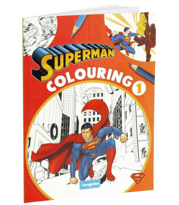 ΒΙΒΛΙΟ ΧΡΩΜΑΤΙΣΜΟΥ 32 ΣΕΛ. SUPERMAN 4 ΤΥΠΩΝ Europrice