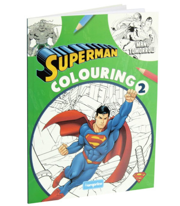 COLORING BOOK 32 PAGES SUPERMAN 4 TYPES Europrice